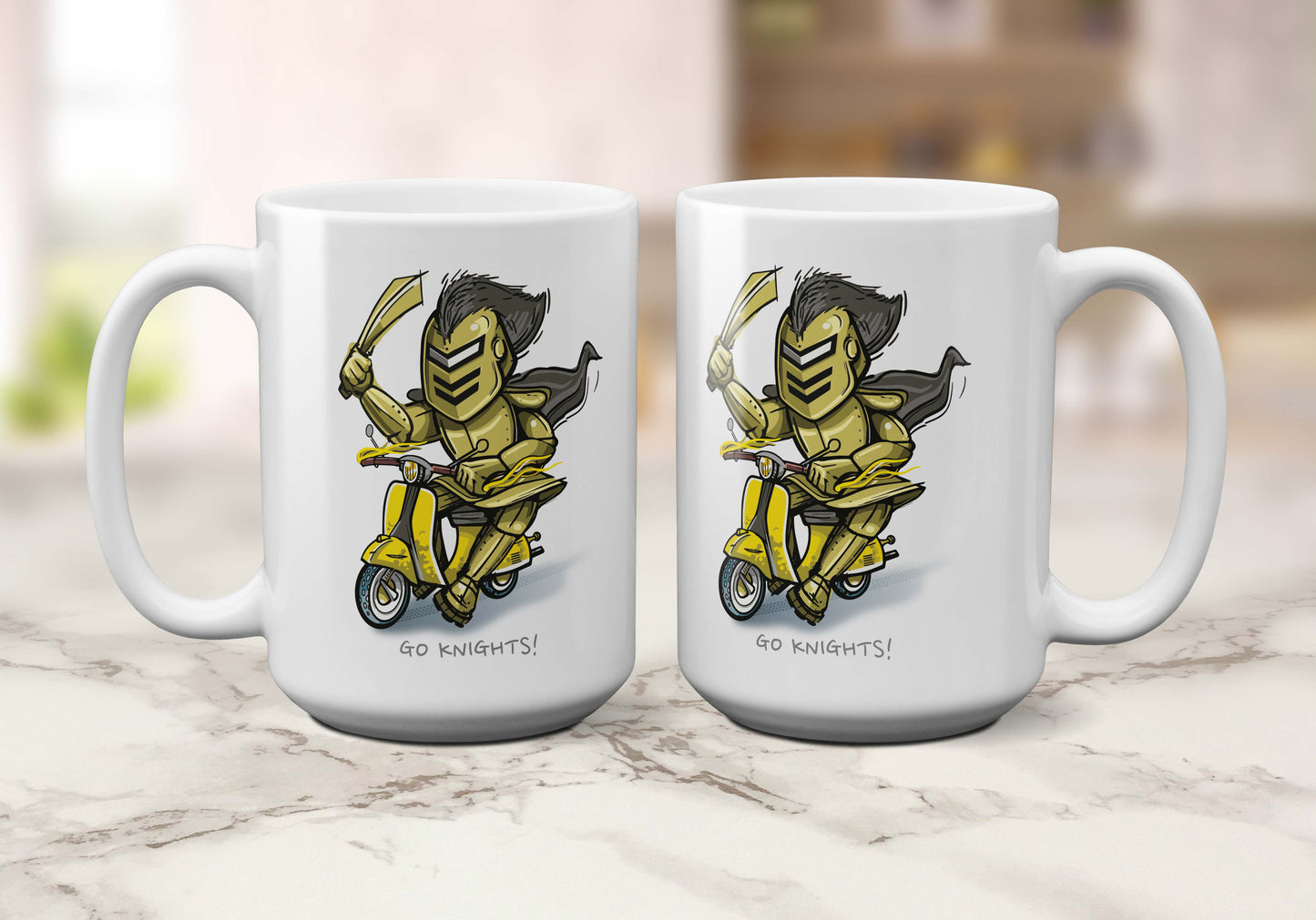 Knightro Scooter | Coffee Mug - A. B. Newton and Company