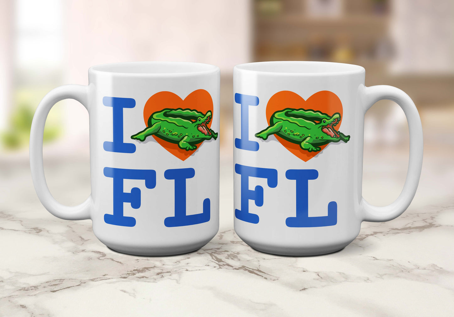 I Heart Florida Gator | Coffee Mug - A. B. Newton and Company