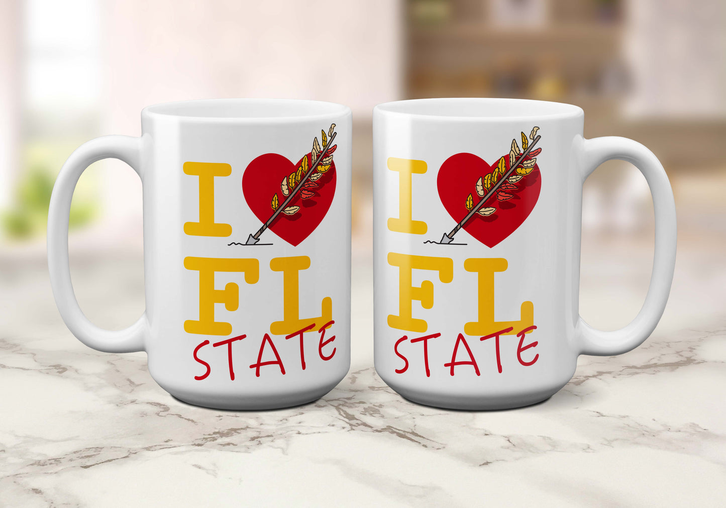 I Heart Florida State | Coffee Mug - A. B. Newton and Company