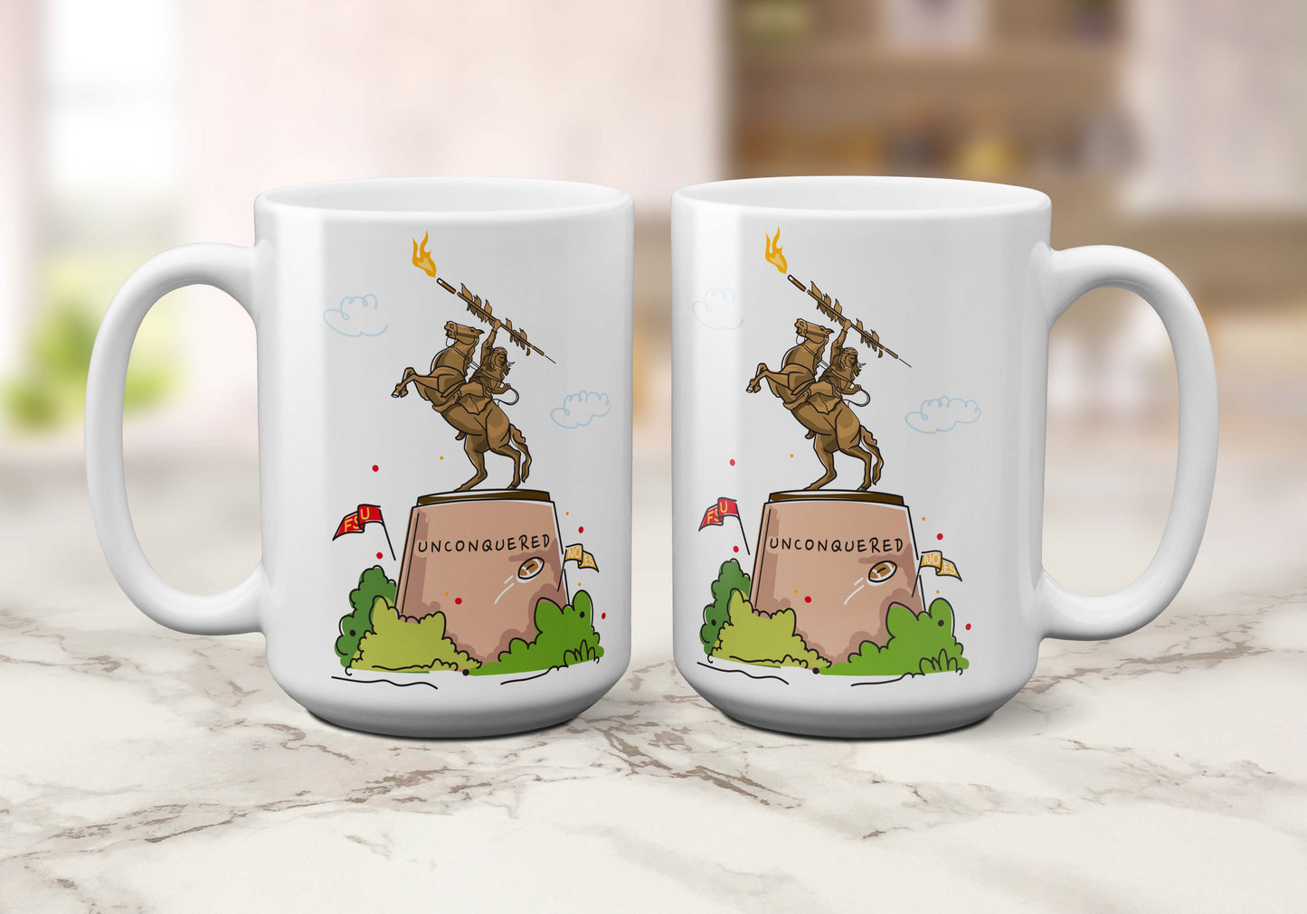 Unconquered Statue | Coffee Mug - A. B. Newton and Company