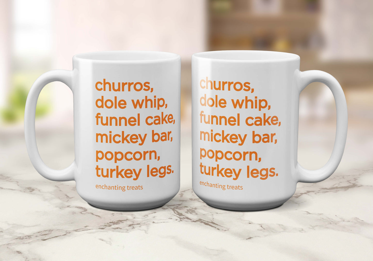 Enchanting Treats Kingdom List | Coffee Mug | Theme Park Series - A. B. Newton and Company