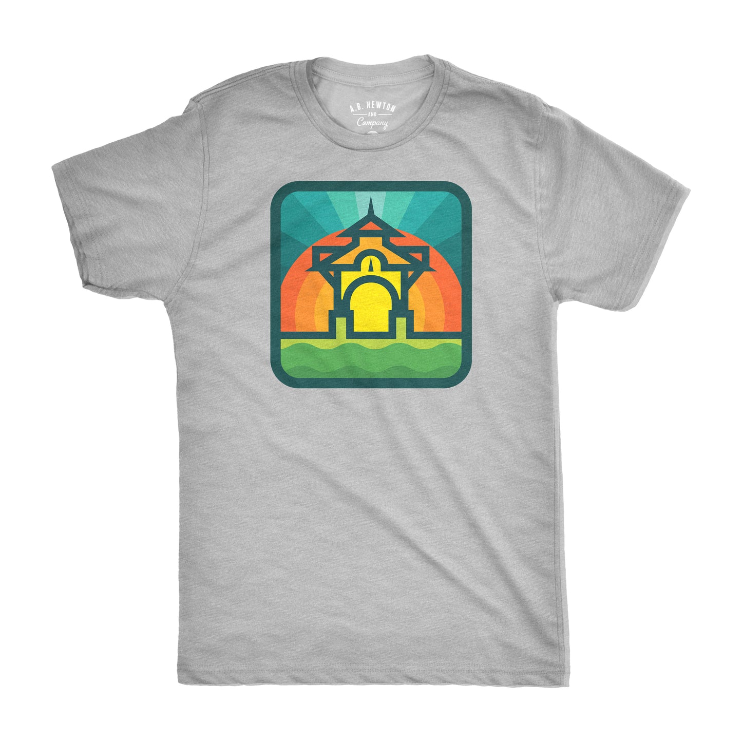 Sunset Clock Tower | T-shirt - A. B. Newton and Company