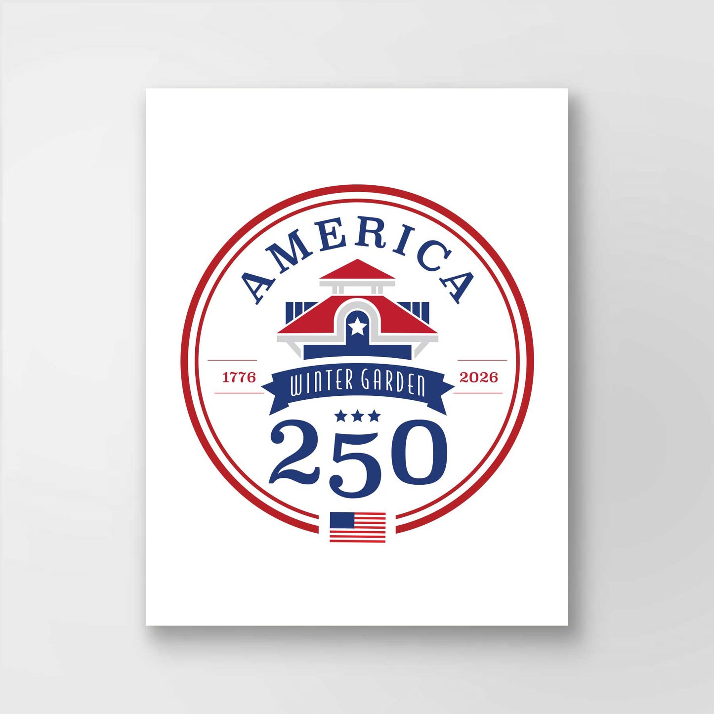 America 250th Inspired Art Print