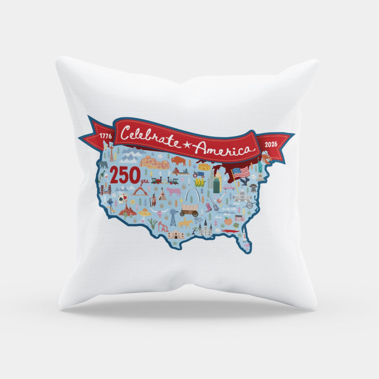America's 250th Celebration | Limited Edition | Throw Pillow