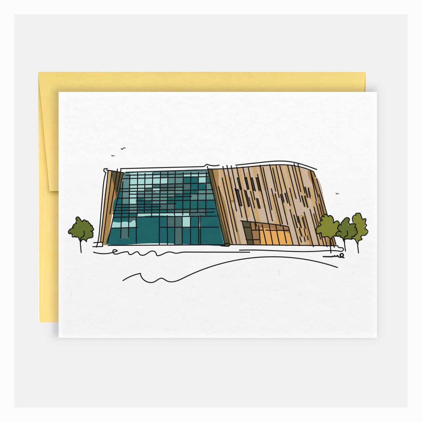 National Center of Civil and Human Rights | Atlanta Landmark Series | Greeting Card - A. B. Newton and Company