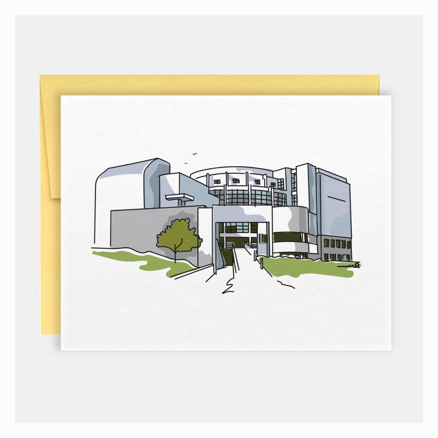 High Museum of Art | Atlanta Landmark Series | Greeting Card - A. B. Newton and Company