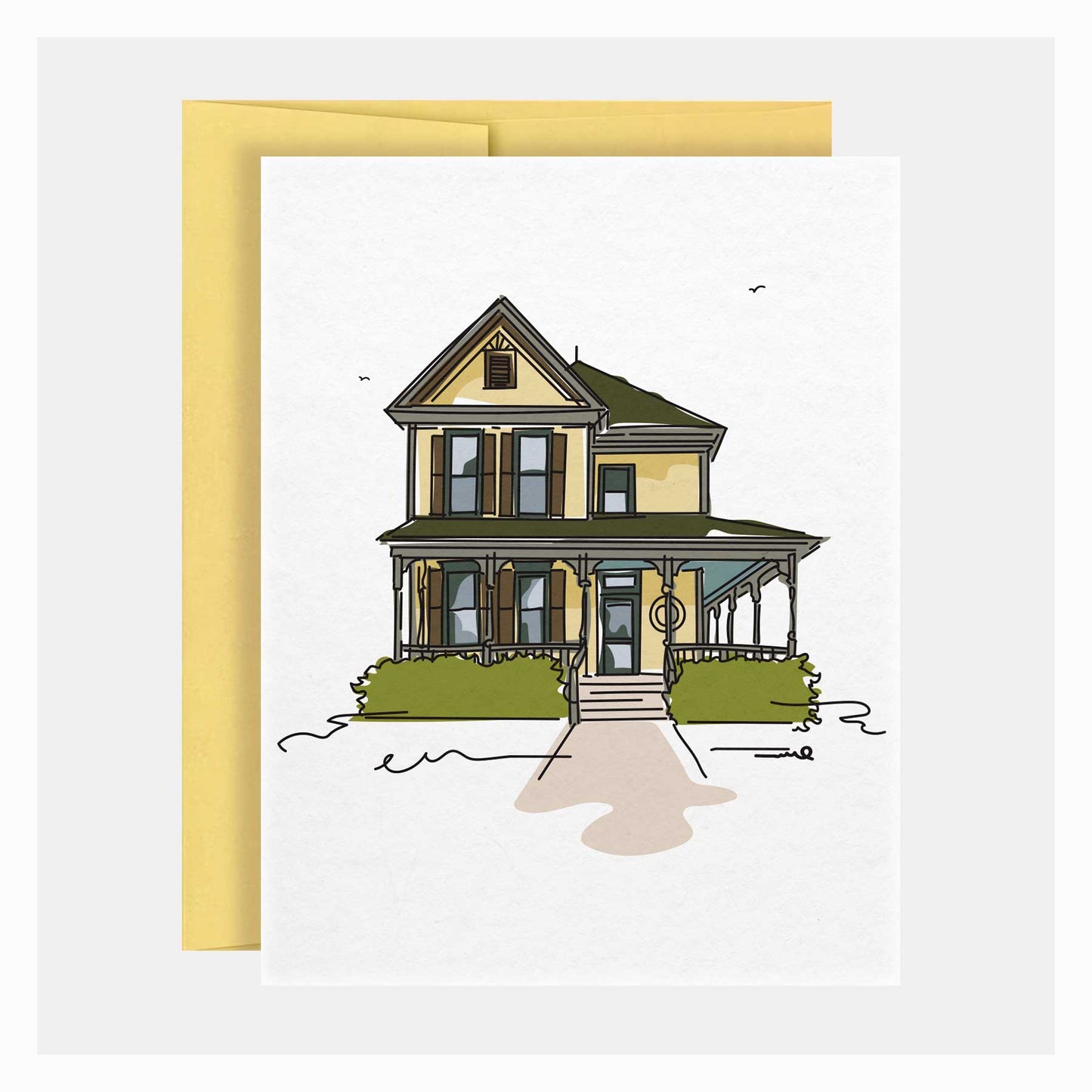 Birth Home of MLK | Atlanta Landmark Series | Greeting Card - A. B. Newton and Company