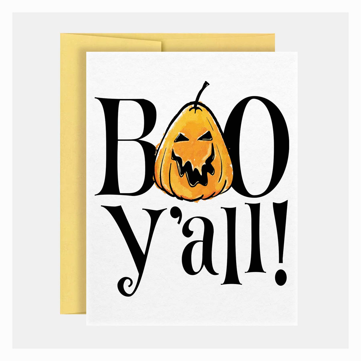 Boo Y'all | Halloween Greeting Card