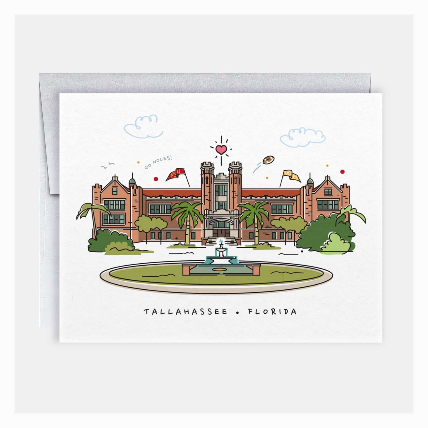 Westcott Building | Collegiate Series | Greeting Card - A. B. Newton and Company