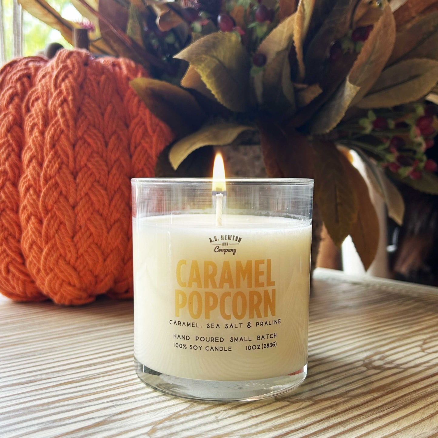 Caramel Popcorn | 10oz Candle - A. B. Newton and Company