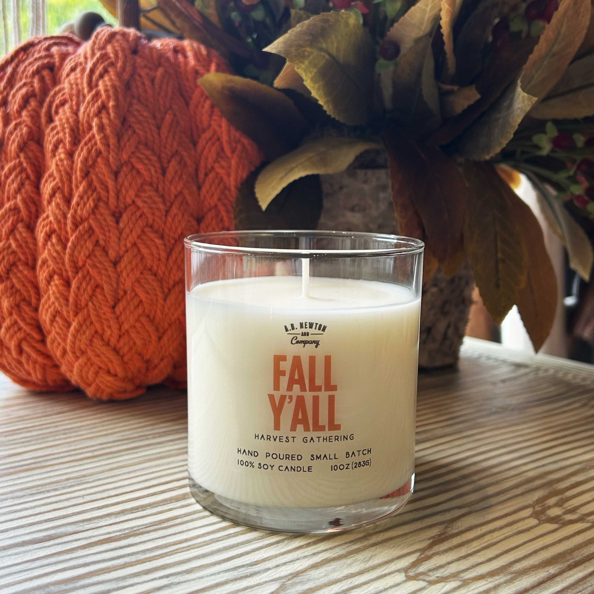 Fall Y’all | 10oz Soy Candle - A. B. Newton and Company