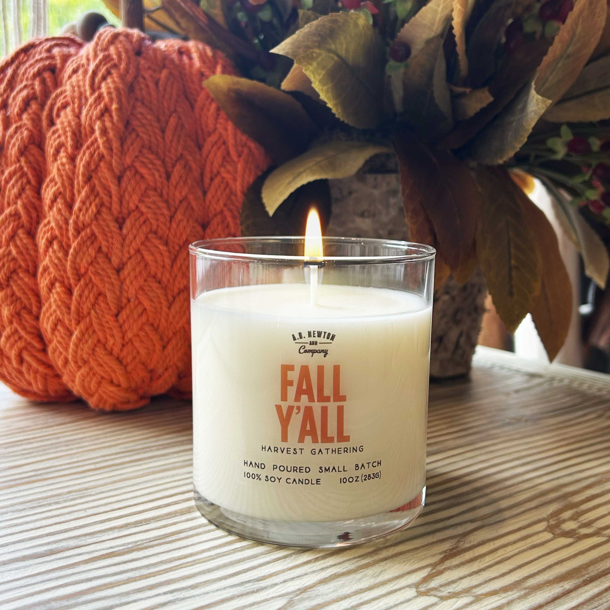 Fall Y’all | 10oz Soy Candle - A. B. Newton and Company