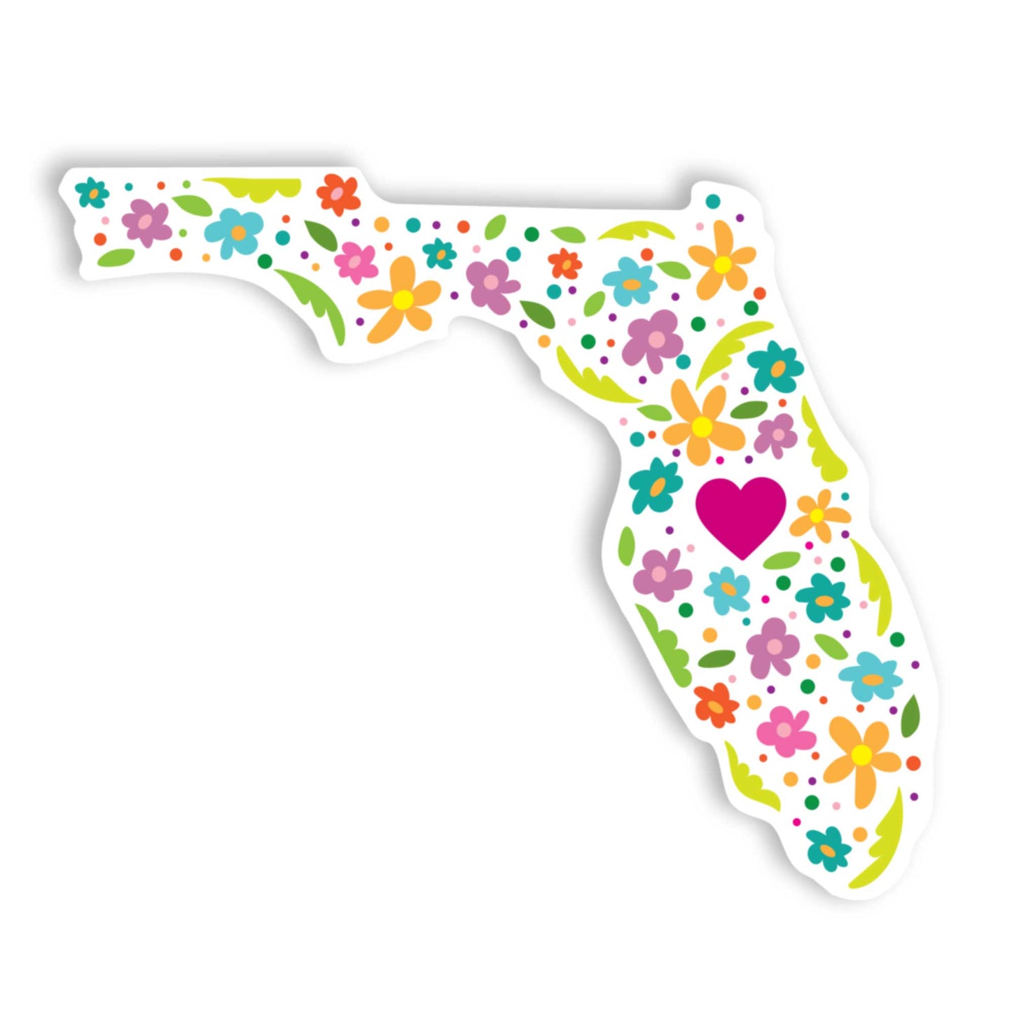 Florida Flowers | A Florida Inspired Sticker - A. B. Newton and Company
