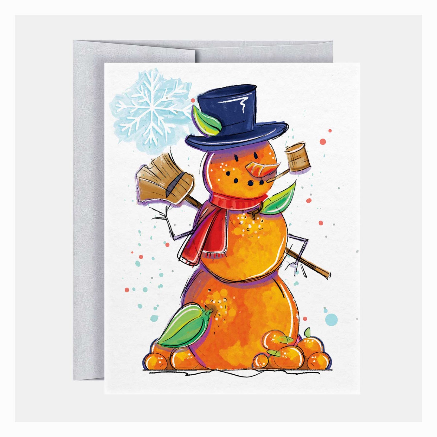 Florida Snowman | Christmas Cards - A. B. Newton and Company