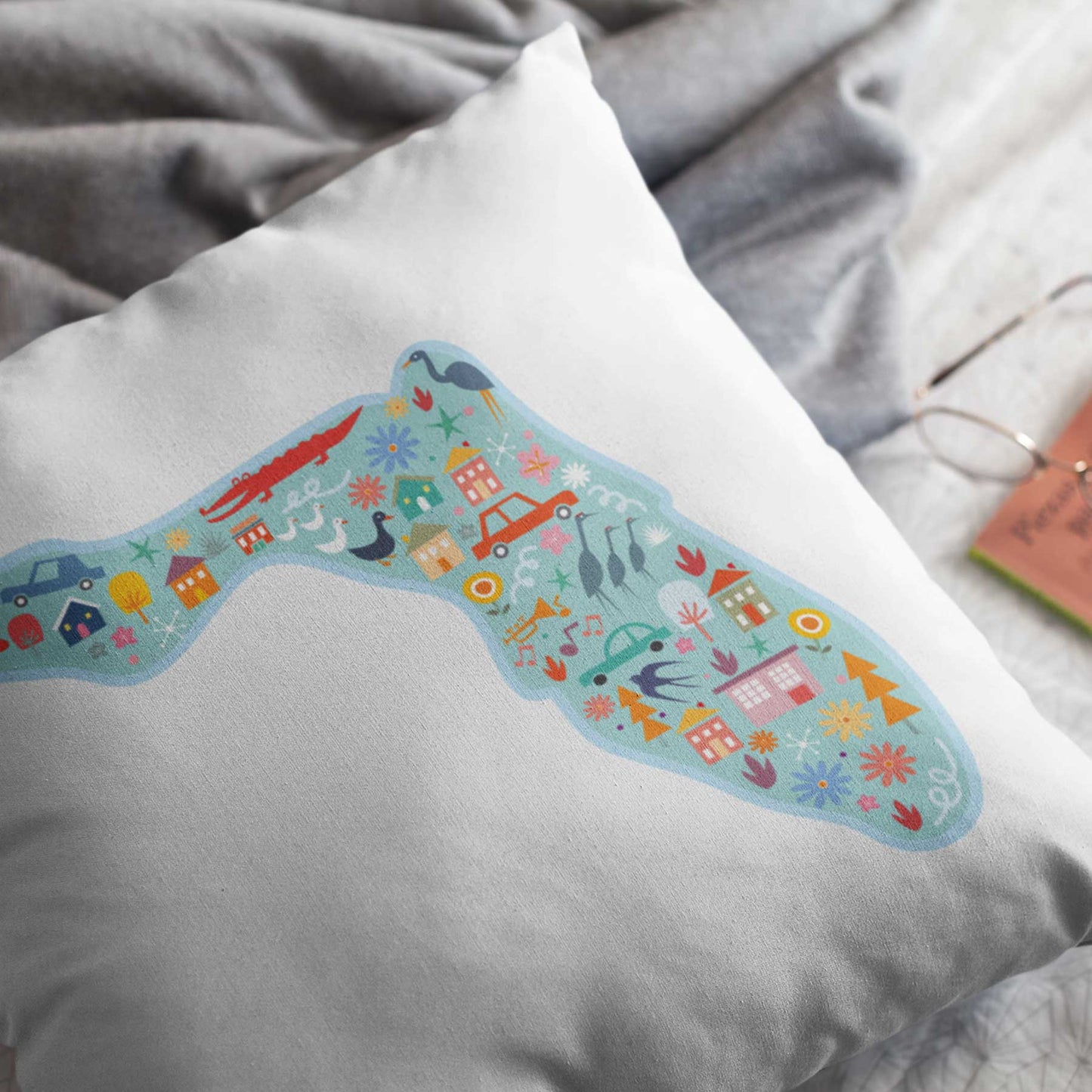 Whimsy Florida State | Throw Pillow