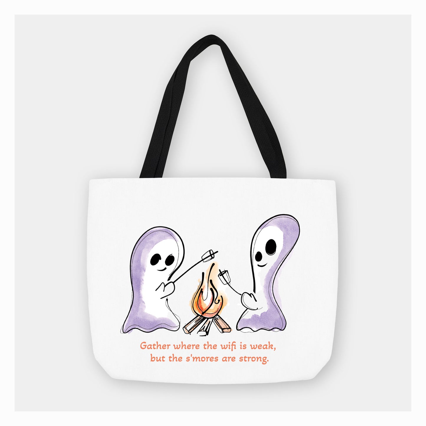 Ghosts, S'mores & Wifi | Tote Bag - A. B. Newton and Company