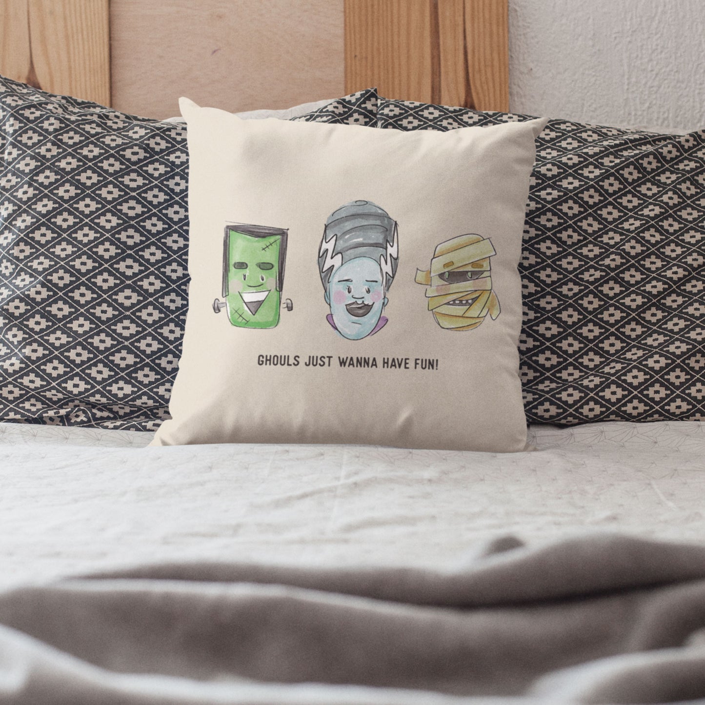 Ghouls Just Wanna Have Fun | Throw Pillow - A. B. Newton and Company