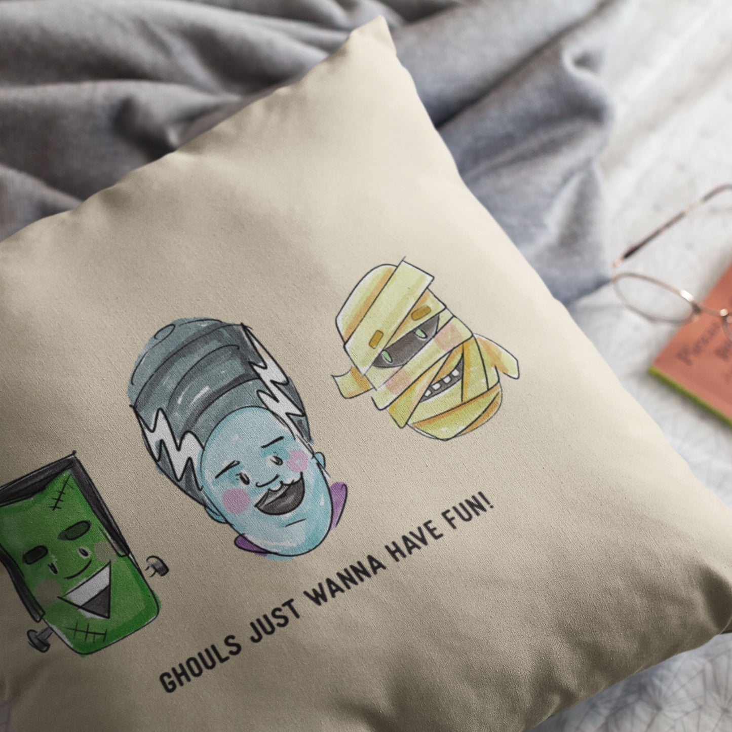 Ghouls Just Wanna Have Fun | Throw Pillow - A. B. Newton and Company