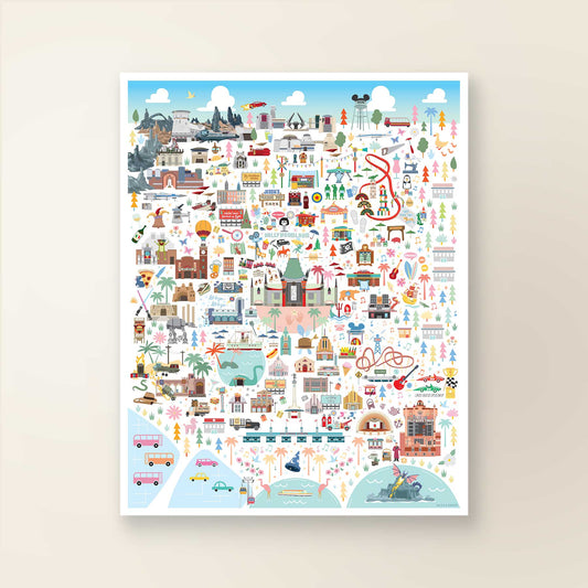 The Studio Print | Orlando Florida | Theme Park Series - A. B. Newton and Company