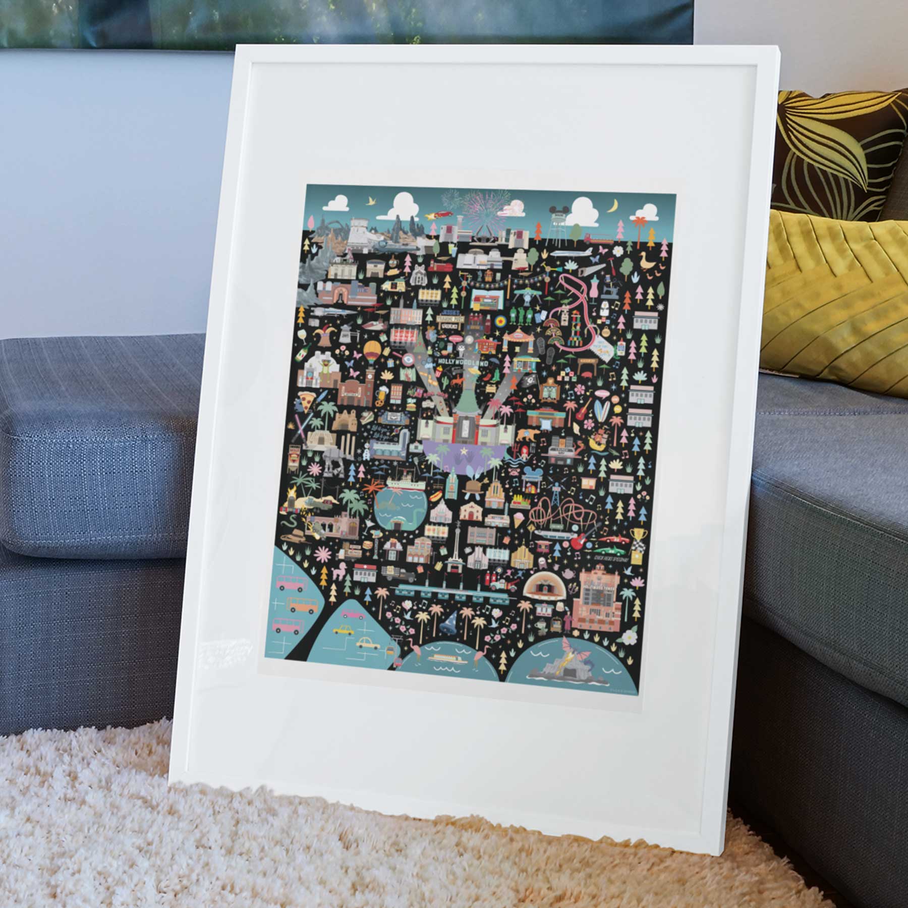 The Studio Print | Orlando Florida | Theme Park Series - A. B. Newton and Company
