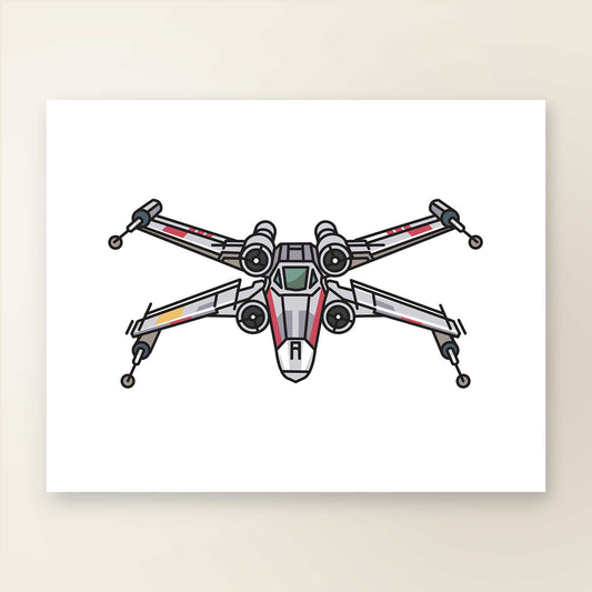 The X Fighter | Galaxy Collection | Theme Park Series - A. B. Newton and Company