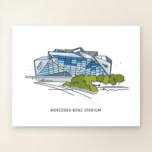 Mercedes Benz Stadium | Atlanta Landmark Series