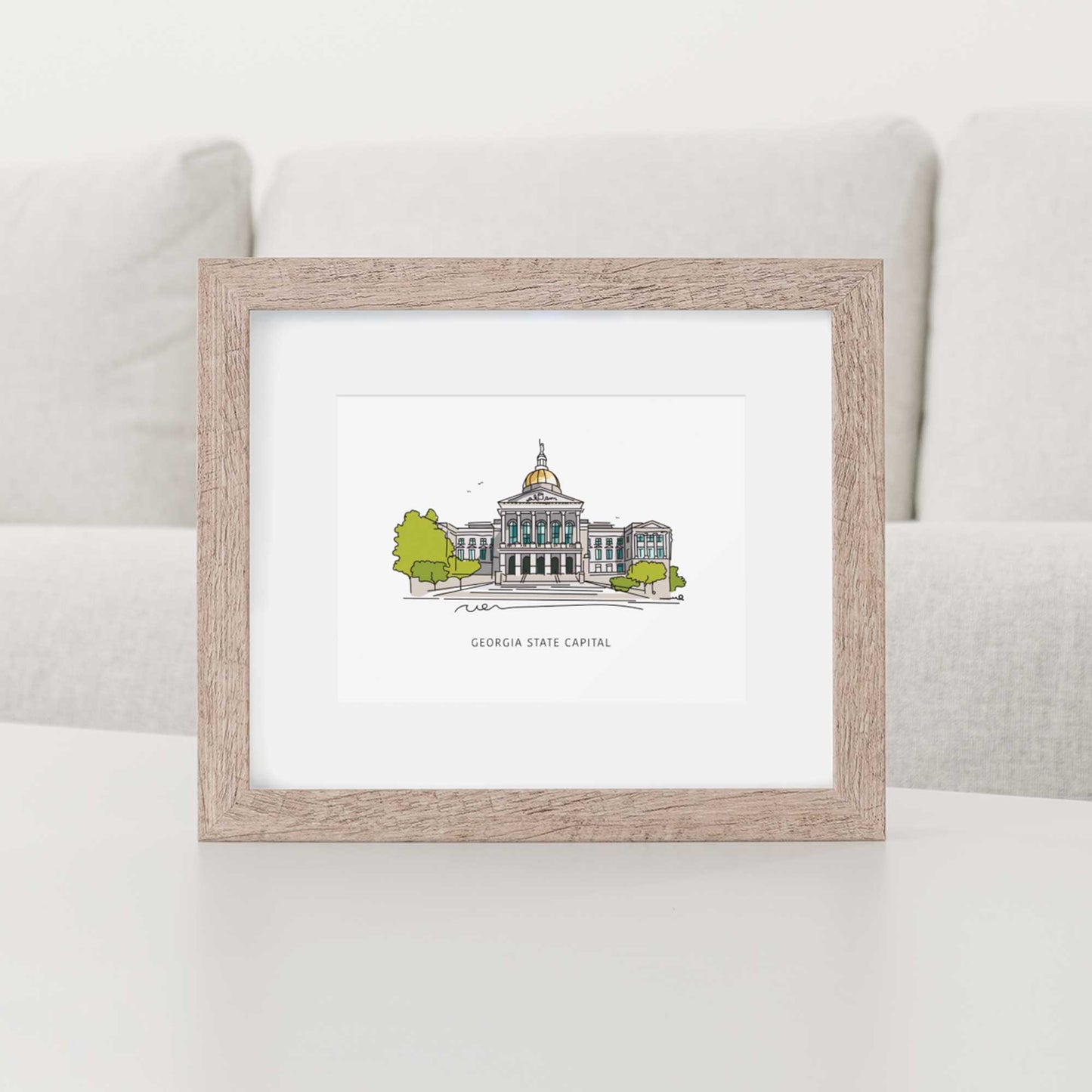 Georgia State Capital | Atlanta Landmark Series - A. B. Newton and Company