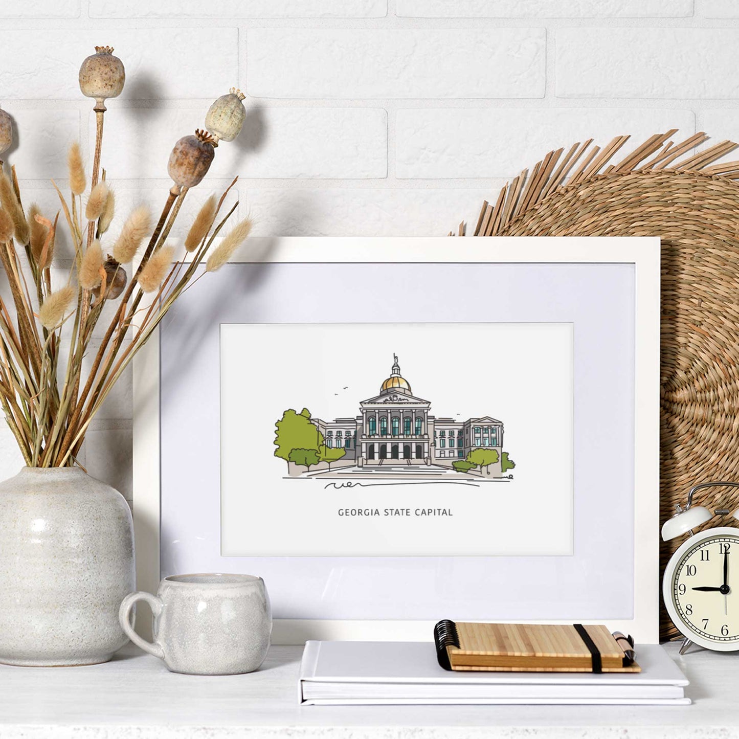 Georgia State Capital | Atlanta Landmark Series - A. B. Newton and Company