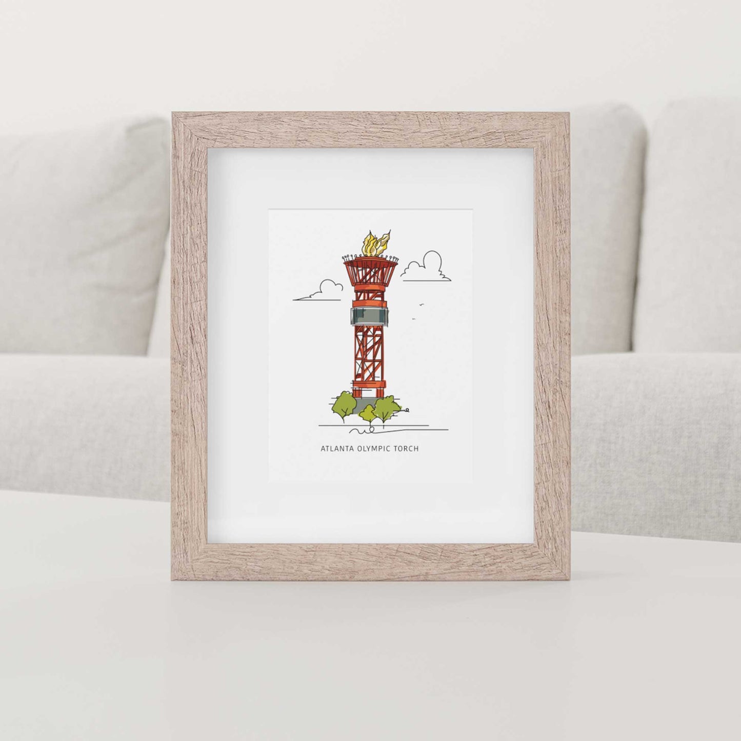 Olympic Torch | Atlanta Landmark Series