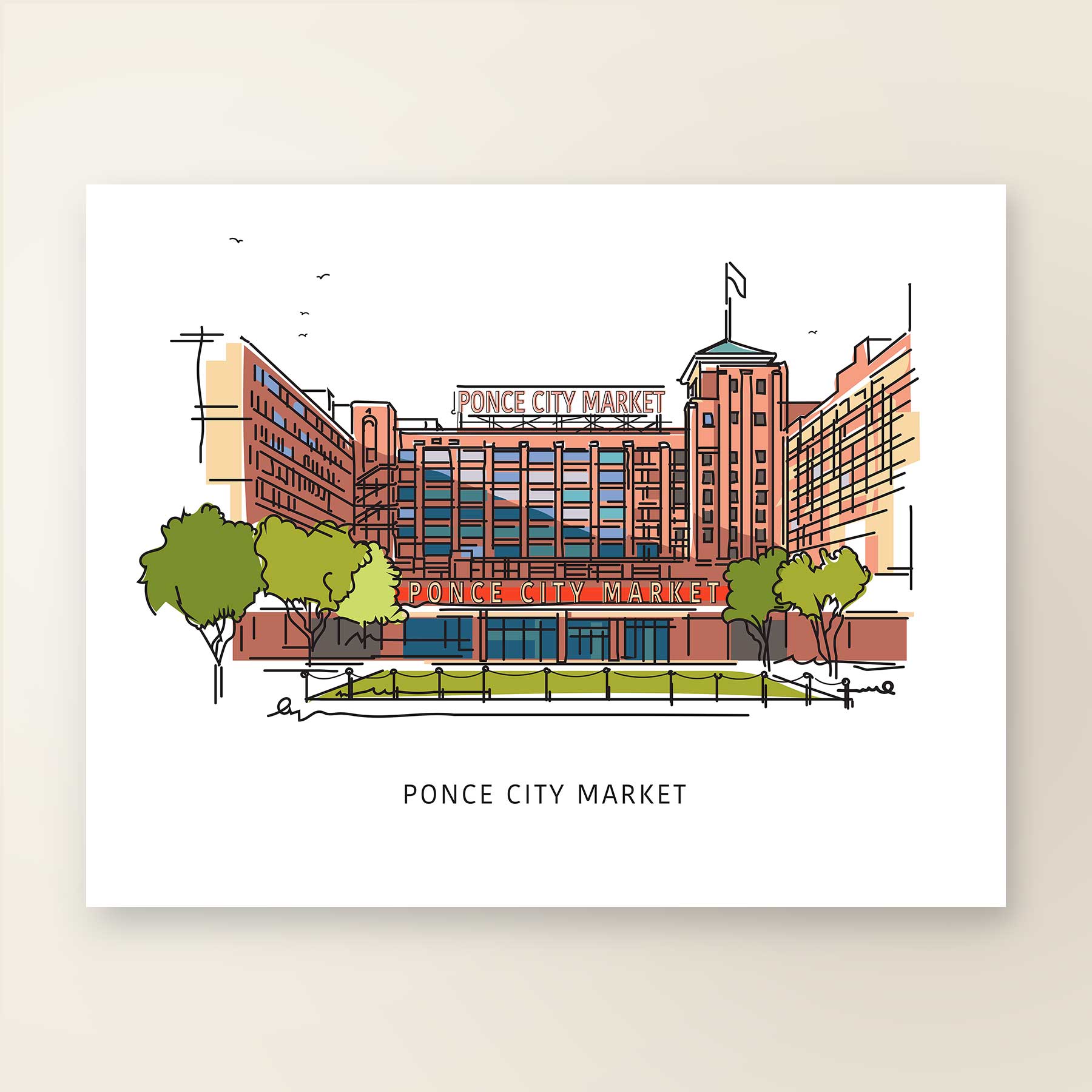 Ponce City Market | Atlanta Landmark Series - A. B. Newton and Company