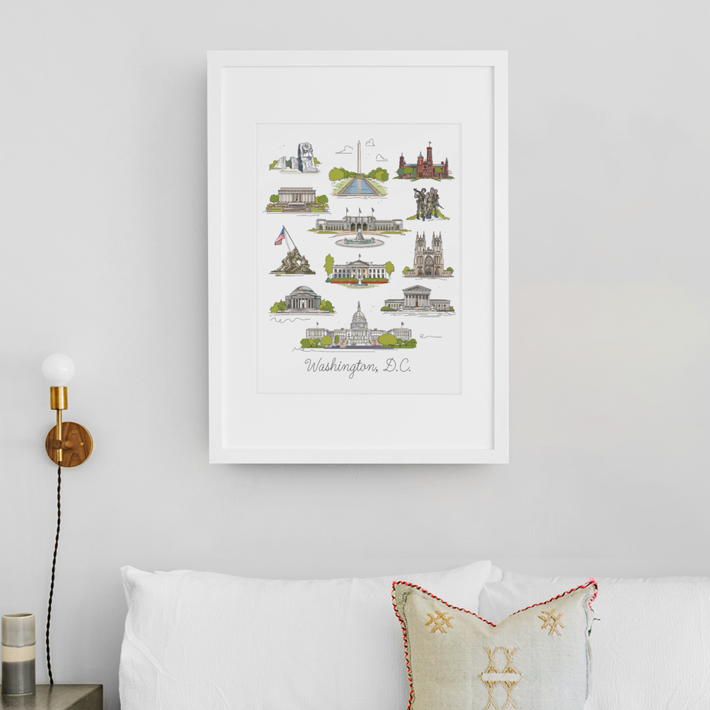 Washington D.C. Collage | Washington D.C. Landmark Series