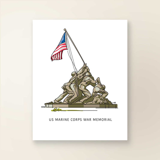 Marine Corps War Memorial | Washington D.C. Landmark Series