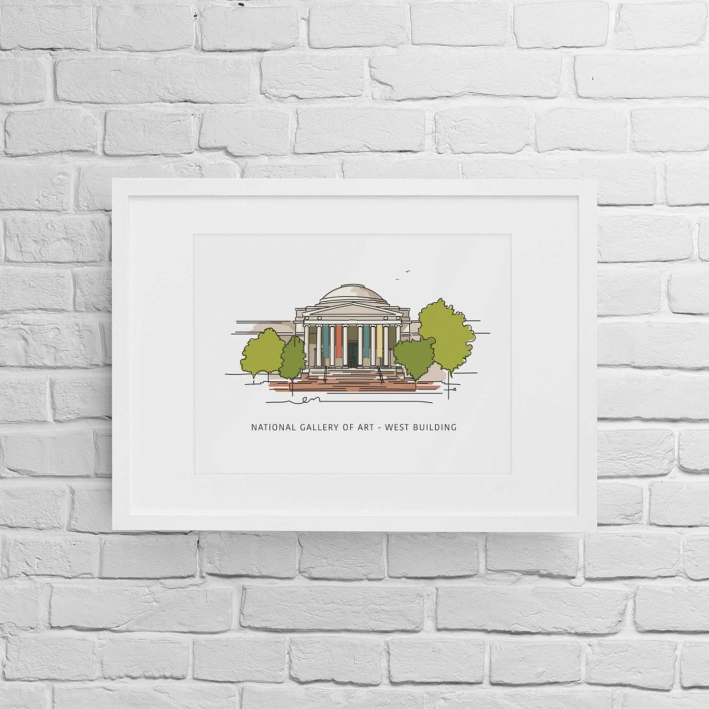 National Gallery Of Art - West Building | Washington D.C. Landmark Series