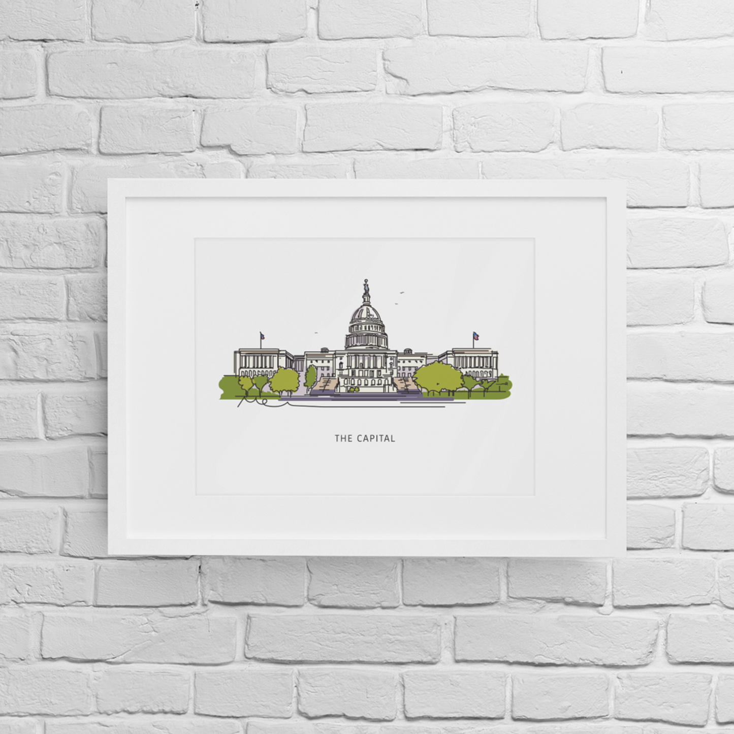 The Capital | Washington D.C. Landmark Series - A. B. Newton and Company