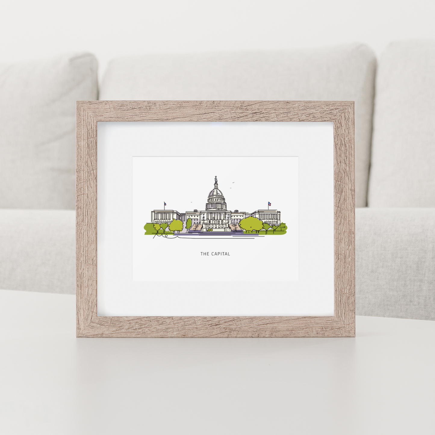 The Capital | Washington D.C. Landmark Series - A. B. Newton and Company
