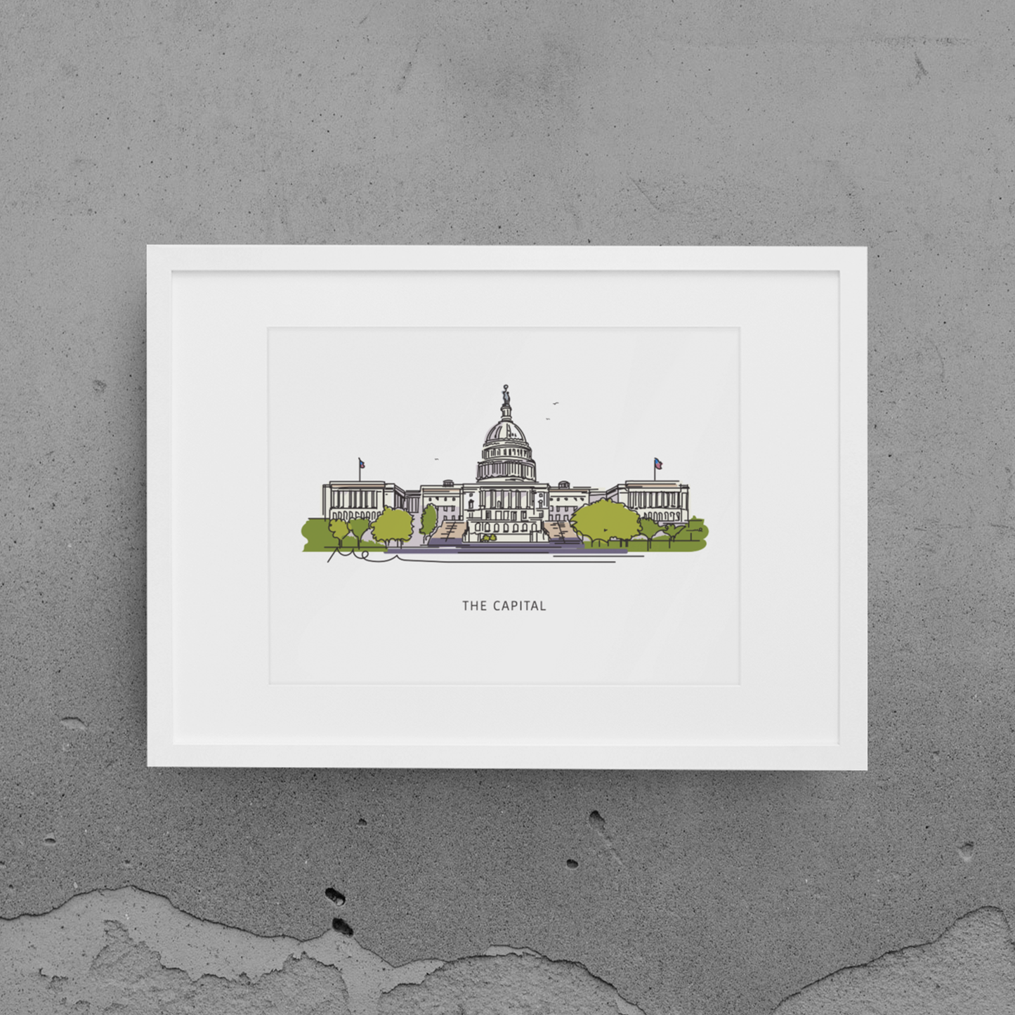The Capital | Washington D.C. Landmark Series - A. B. Newton and Company
