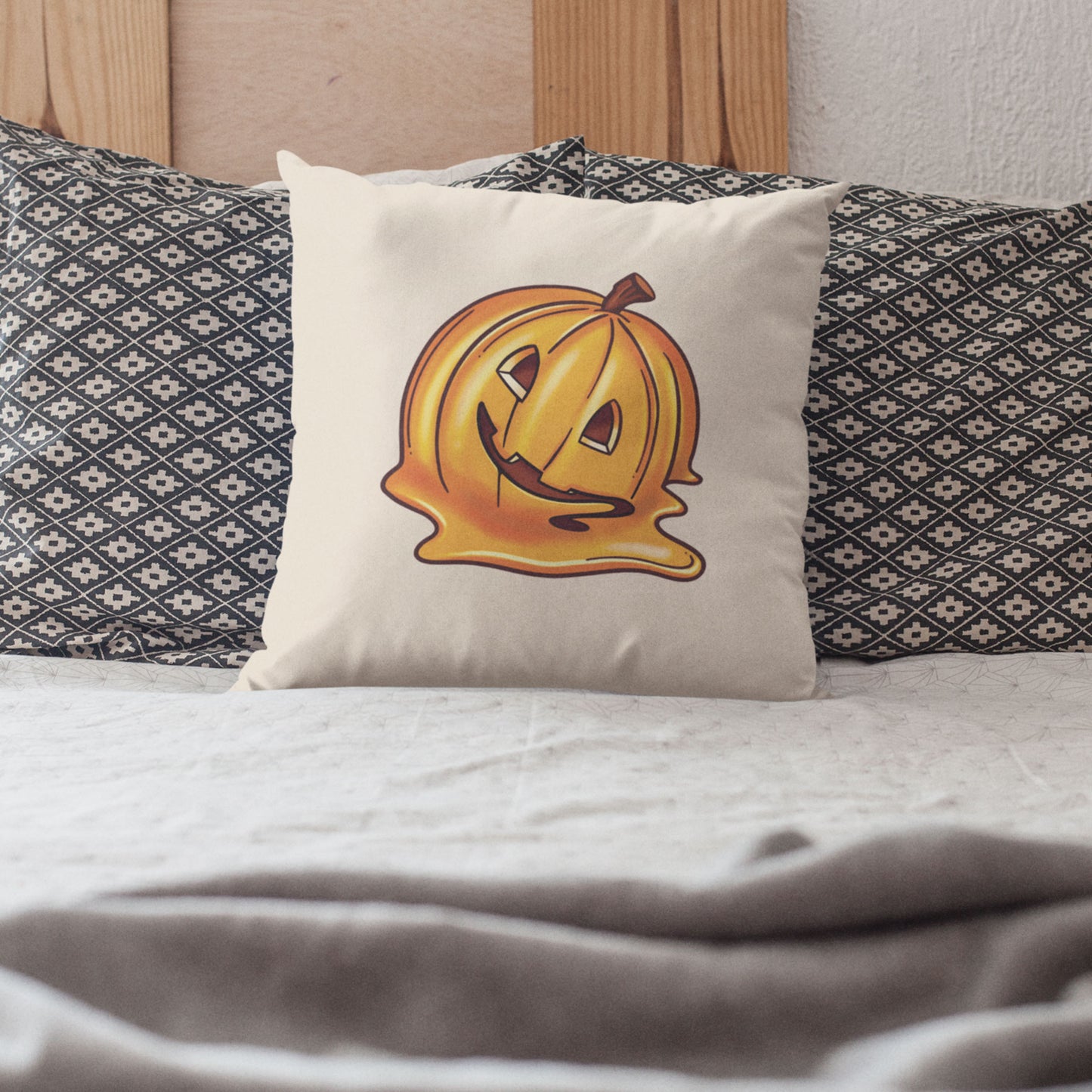 Melting Pumpkin | Throw Pillow - A. B. Newton and Company