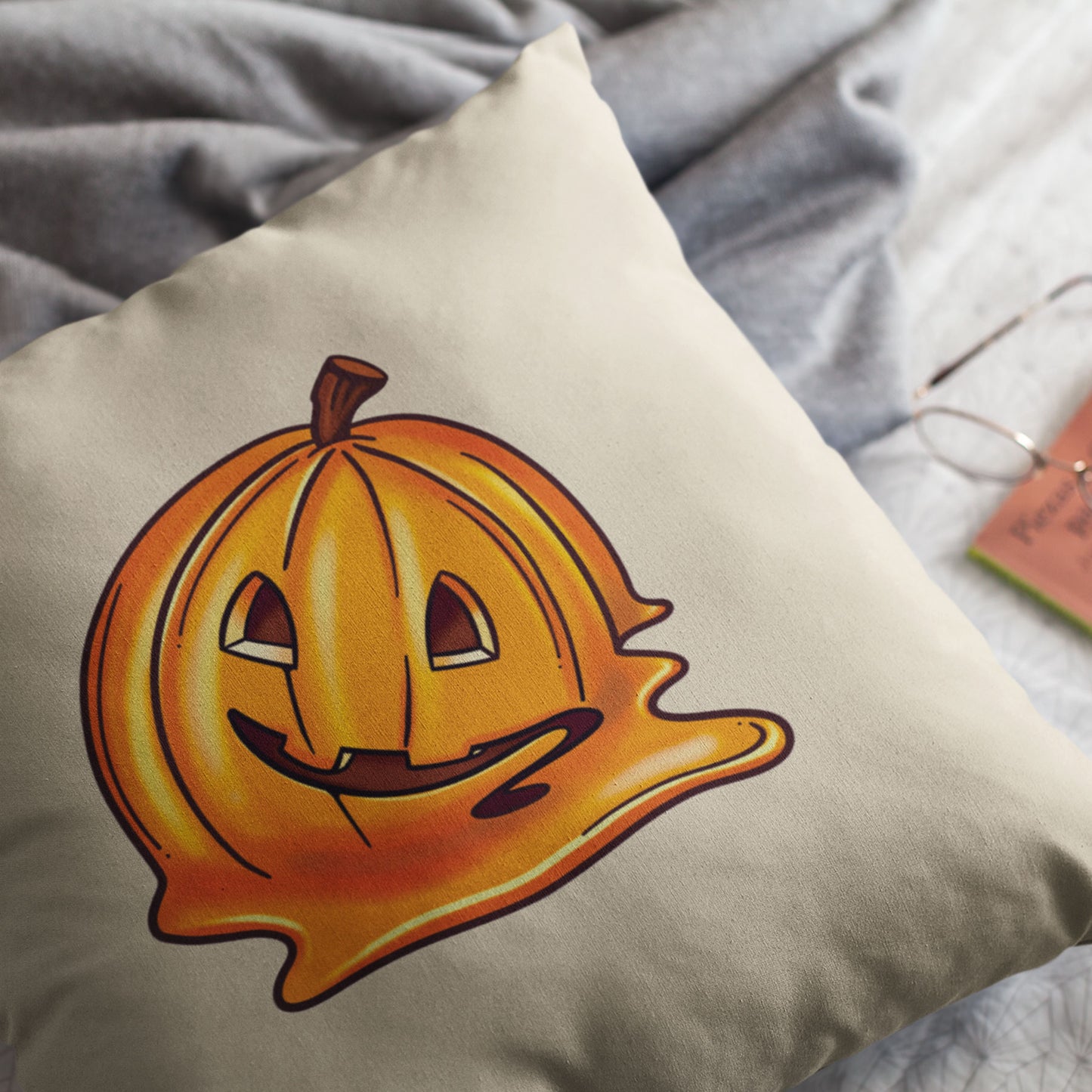 Melting Pumpkin | Throw Pillow - A. B. Newton and Company
