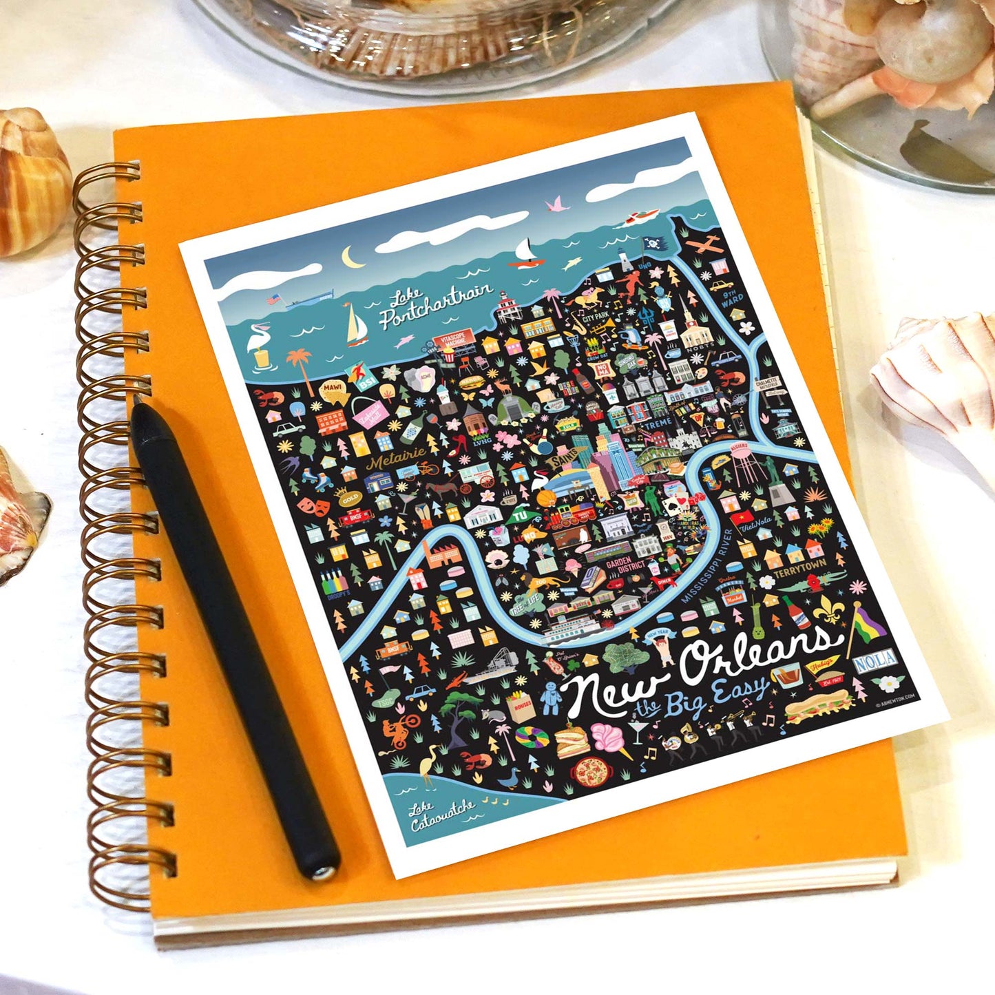 New Orleans LA 5x7 City Series Postcard