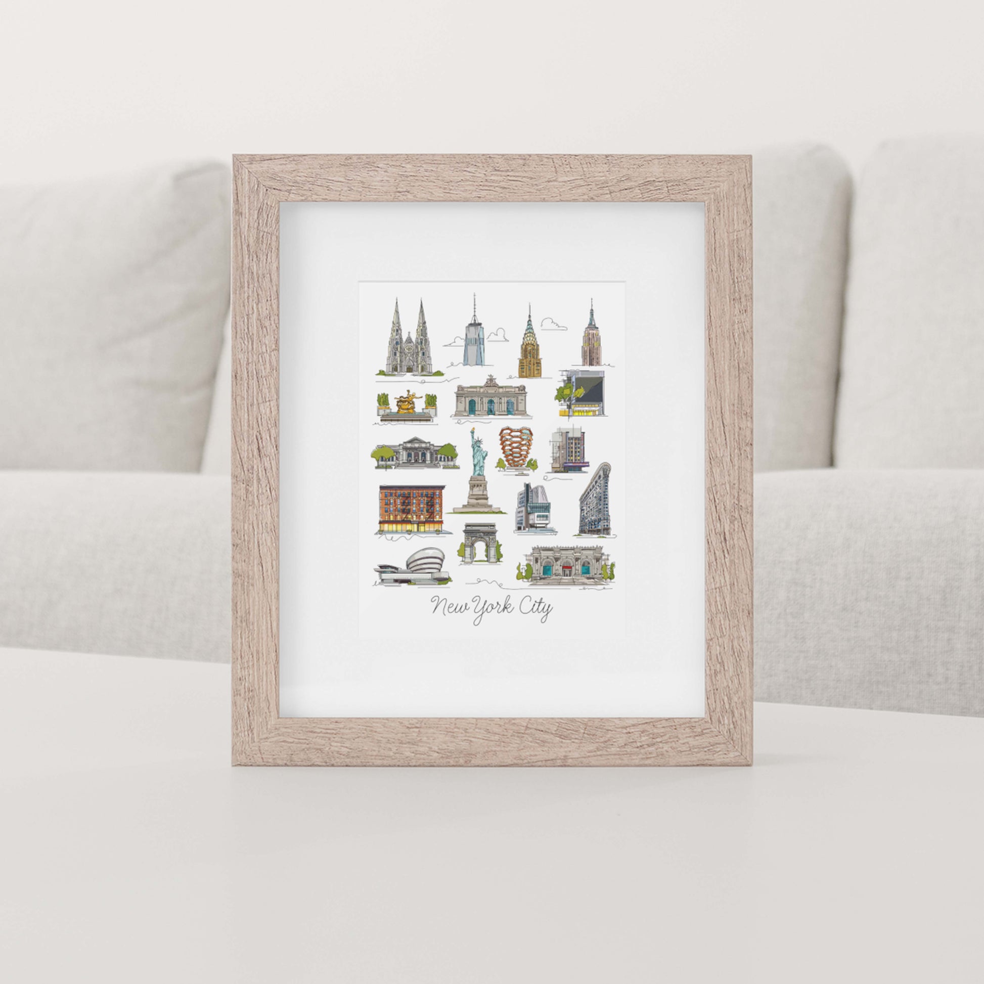 New York Collage Art | New York Landmark Series - A. B. Newton and Company