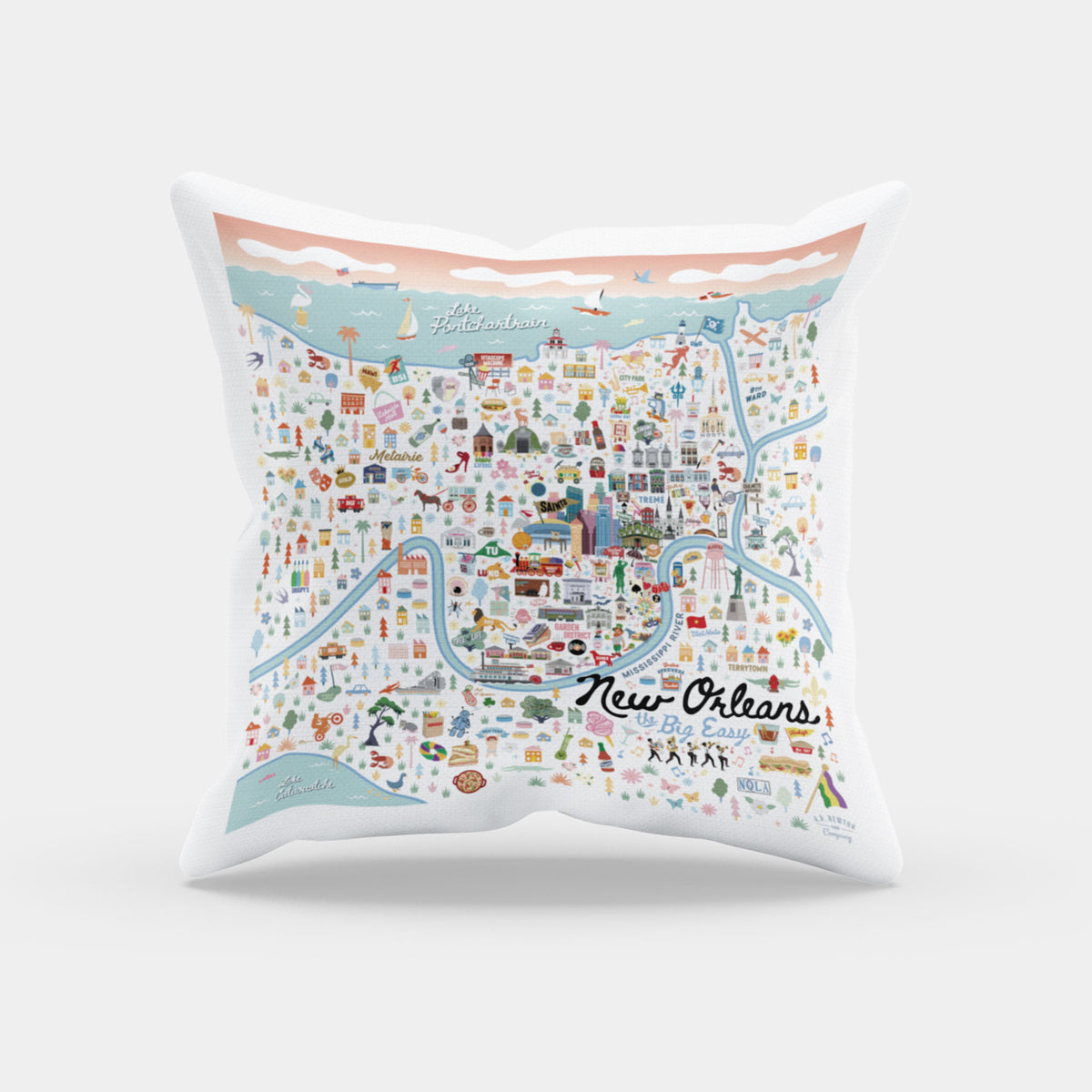 New Orleans, LA | City Series | Throw Pillow