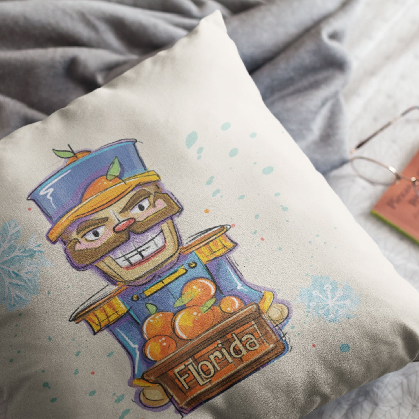 Florida Nutcracker | Christmas Throw Pillow - A. B. Newton and Company