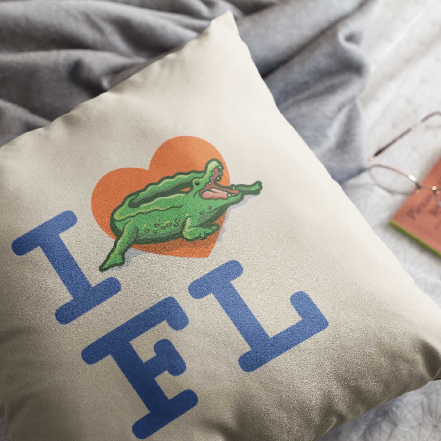 I Heart Florida Gators | Throw Pillow
