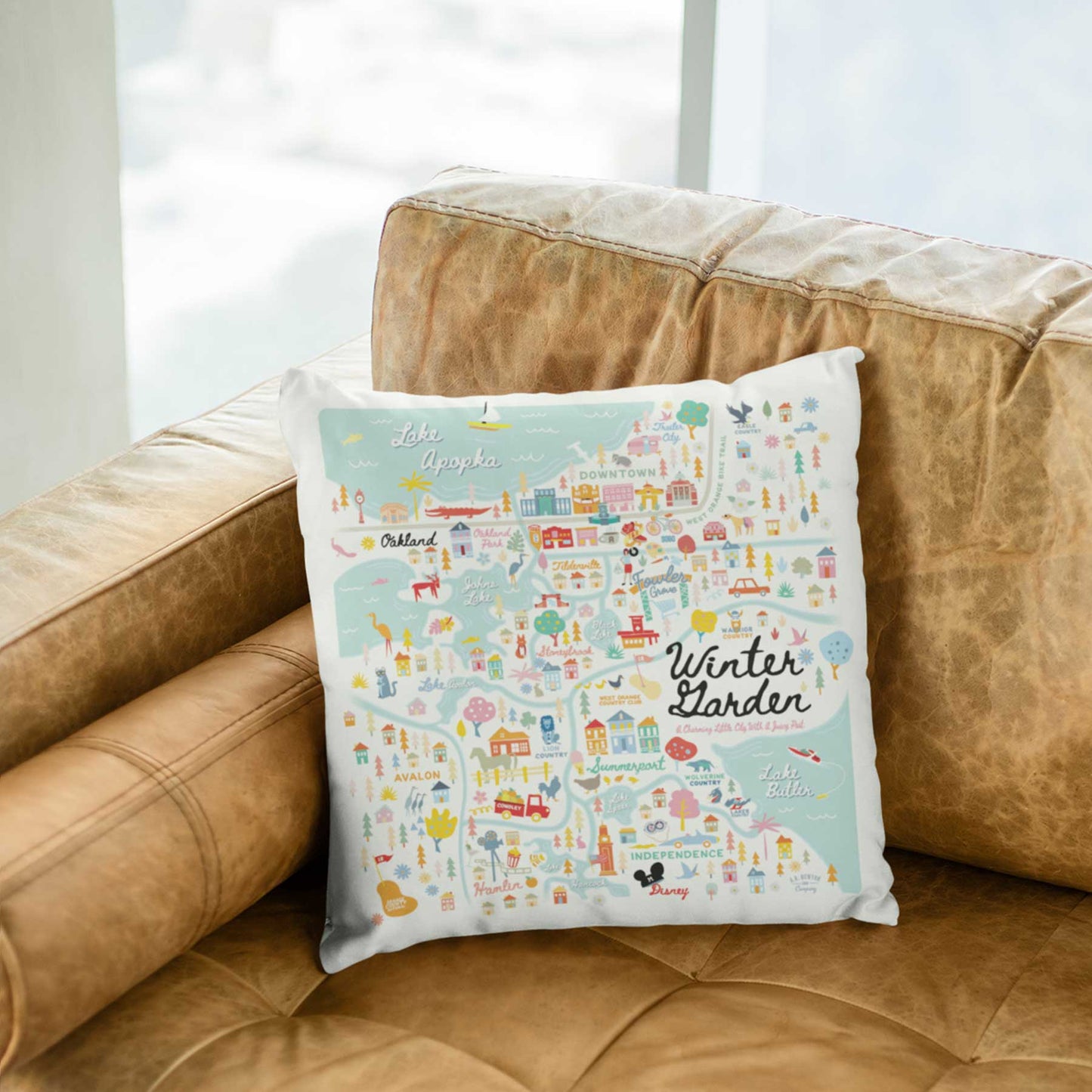 Winter Garden, FL | City Series | Throw Pillow