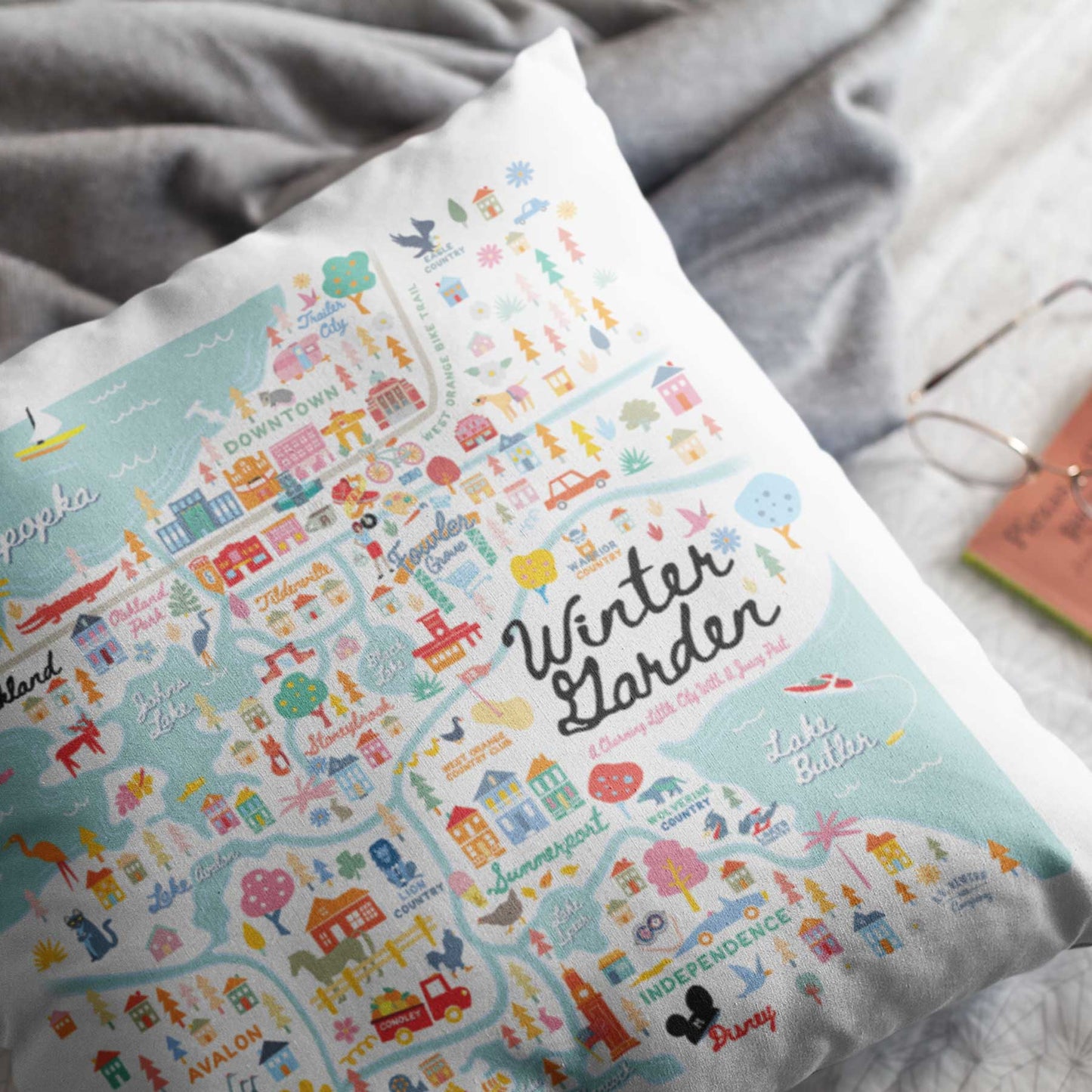 Winter Garden, FL | City Series | Throw Pillow