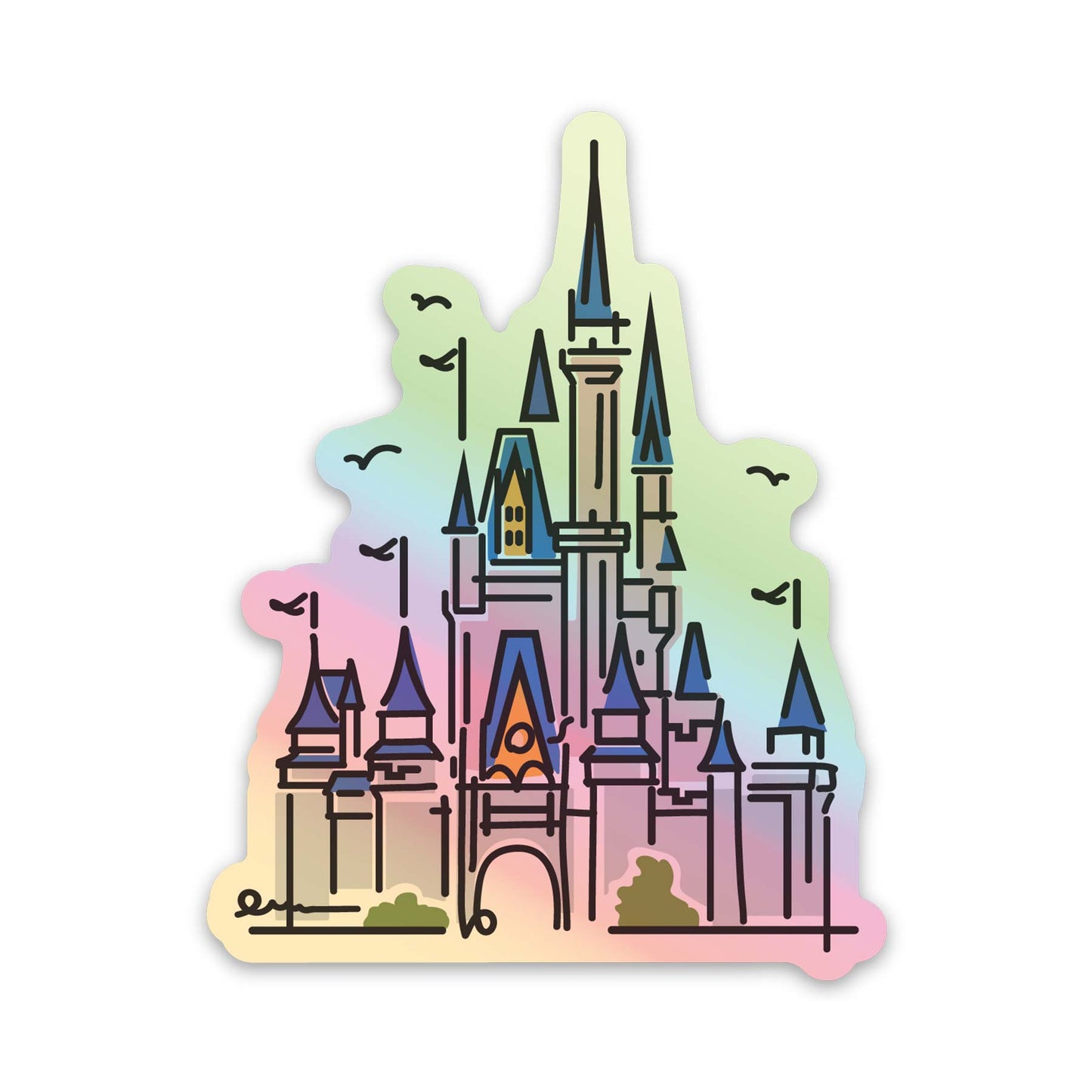 Holographic Princess Castle | Theme Park Series - A. B. Newton and Company
