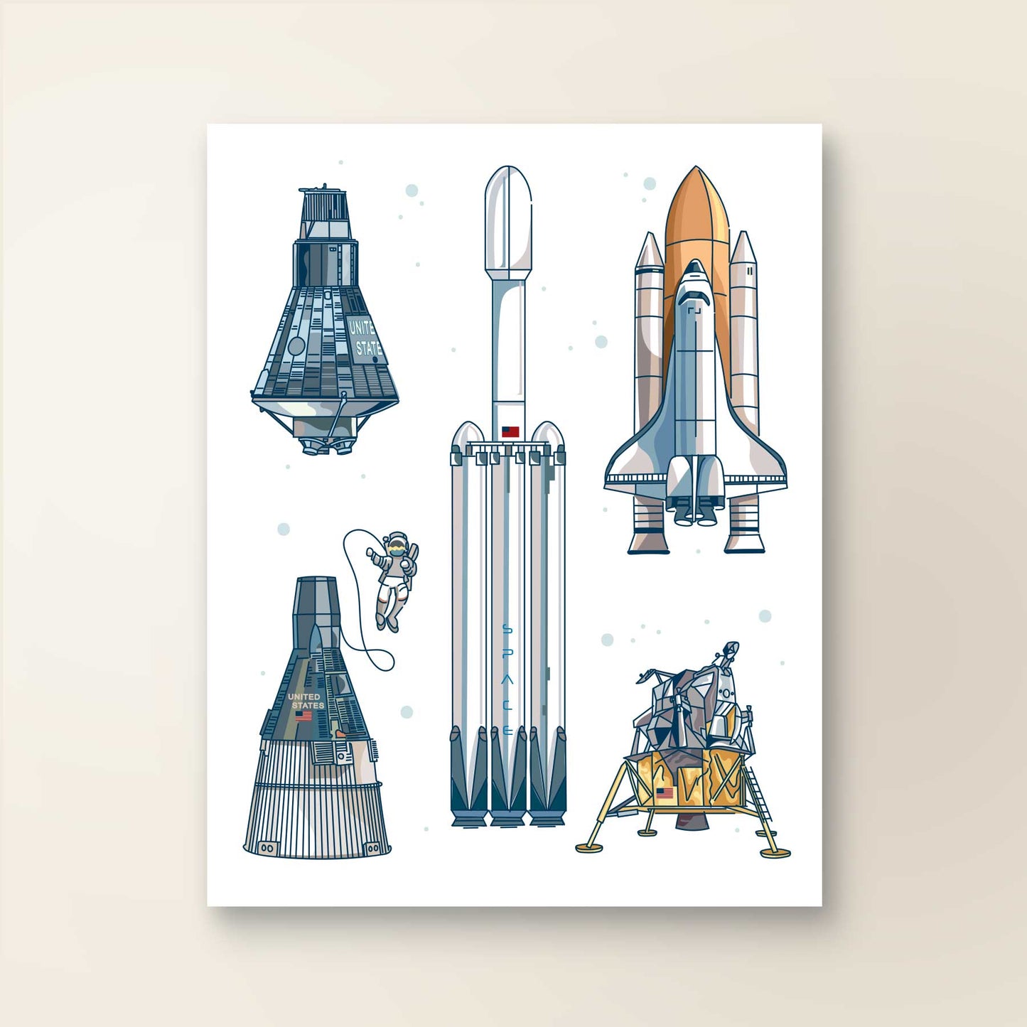 Space Collage | Space Travel Series