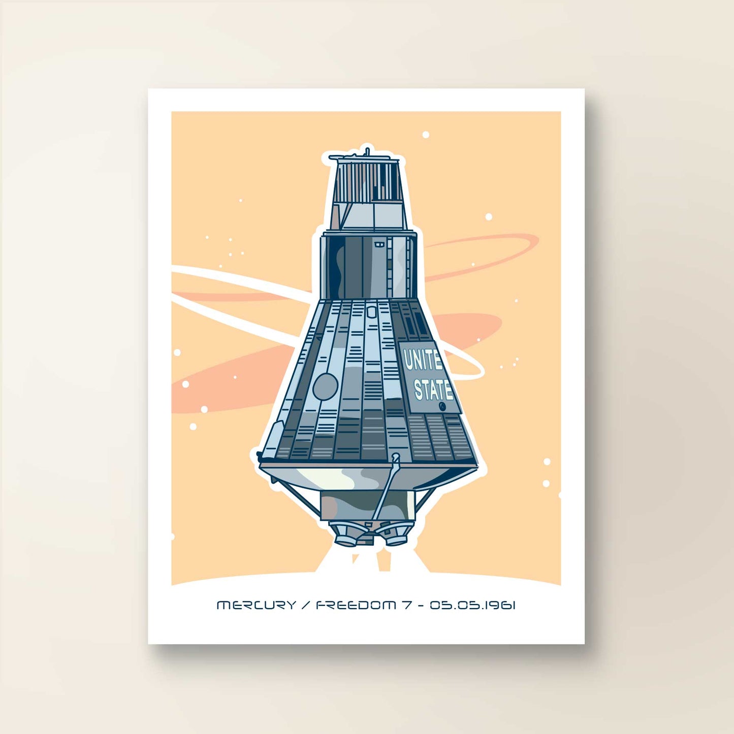 Mercury Freedom 1961 | Space Travel Series - A. B. Newton and Company