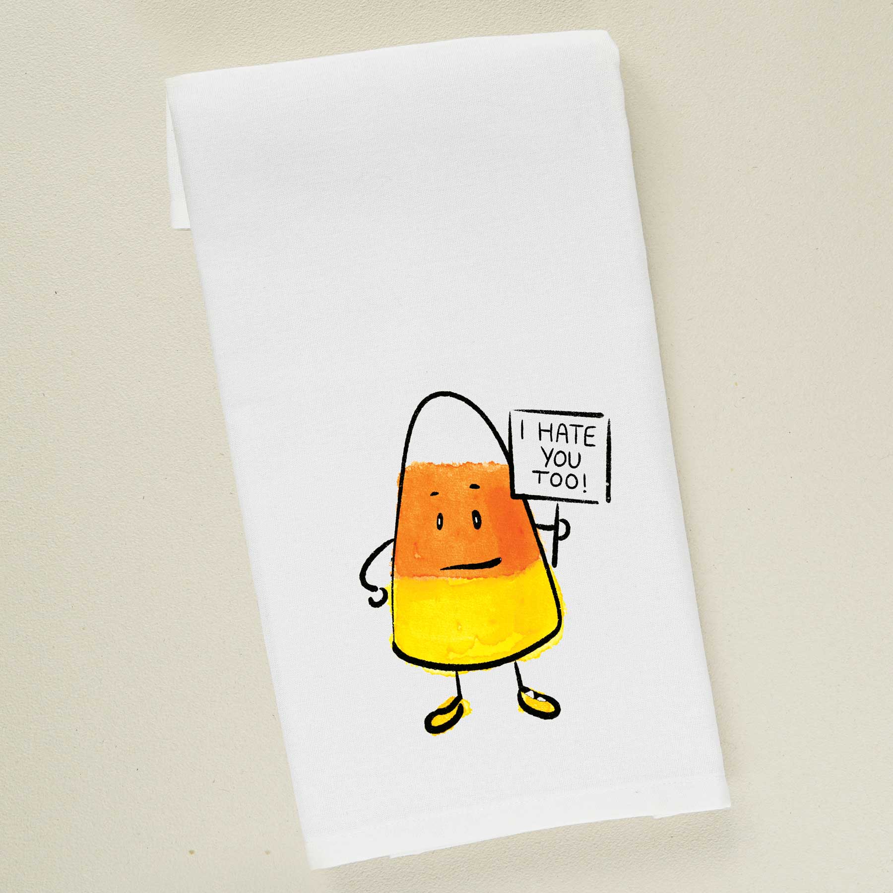 Candy Corn | Tea Towel - A. B. Newton and Company