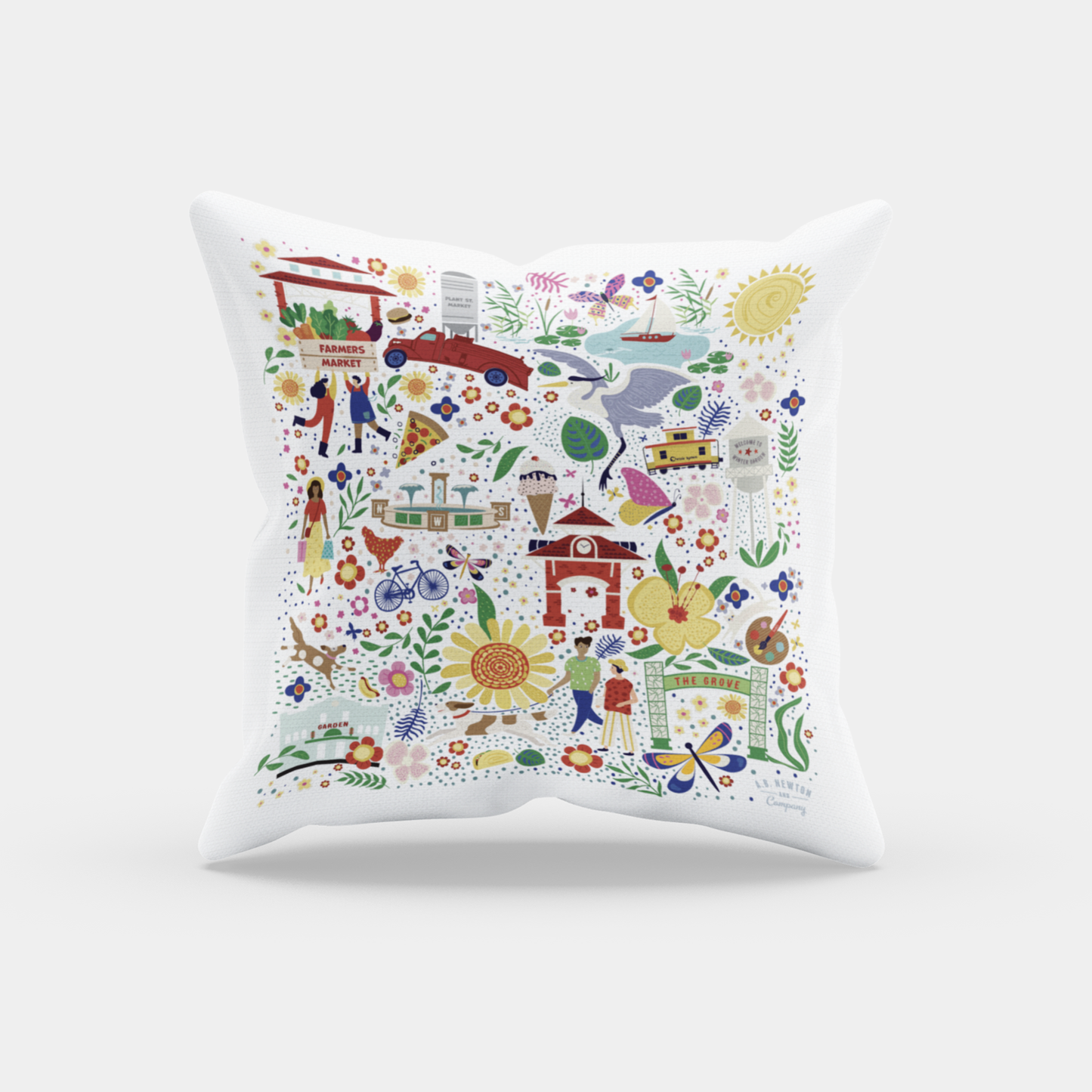 Winter Garden, FL | Throw Pillow